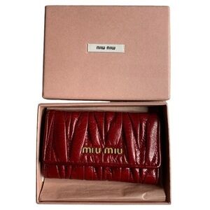 Miu Miu Leather Key Wallet